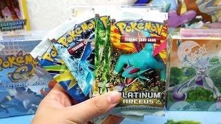 CRAZY GOOD Platinum Arceus Pokemon Packs!