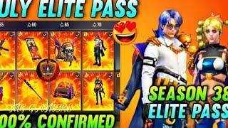 FREE FIRE JULY ELITE PASS 2021||SEASON 38||VIVIKEN