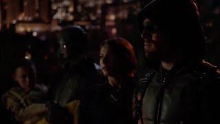 Arrow: 4x22 - “Team Arrow Escapes the Ark’s Collapse” Scene [HD]