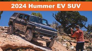 The 2024 Hummer EV SUV in Moab