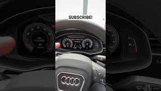 How To Turn Off Audi Lane Assist #shorts