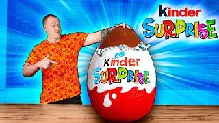 I Made A Giant 110-Pound Kinder Surprise