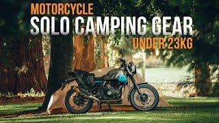 Motorcycle solo camping gear review New Zealand