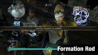 DYNASTY WARRIORS 8 EMPIRES - FORMATION ROD GAMEPLAY