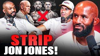 "STRIP JON JONES!" Demetrious Johnson Breaks Down Jones-Aspinall Controversy!