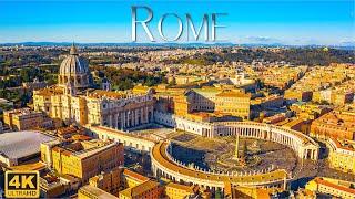 Beautiful Rome 4K • Peaceful Relaxation Film with Italian Music