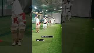 Backfoot Drills in three steps | Thane Rising Cricket Academy | Cricket Coaching in Thane | #shorts