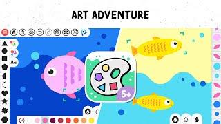 Art Adventure App  ‍ Creative art studio for children