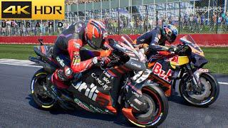 MotoGP 23 - Race at British GP 100% AI MotoGP Race Gameplay (4K/60FPS)