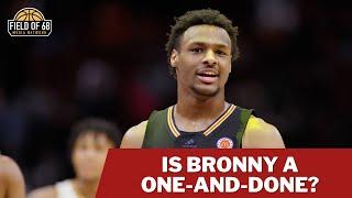 Jeff Goodman: "Bronny SHOULD NOT be a one-and-done!'...Is he worth a lottery pick???