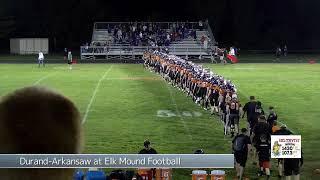 Durand-Arkansaw at Elk Mound Football