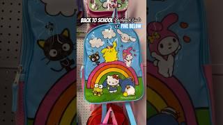 BACK to SCHOOL backpack finds at Five Below #shorts #fyp #bag #backpack #backtoschool #sanrio