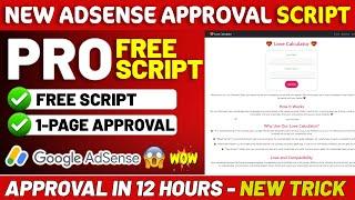  Adsense Approval on Love Calculator Tool Site (Pro Script FREE) | Tool Website Kaise Banaye - 2024