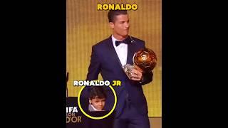 Cristiano Ronaldo & Ronaldo Jr 