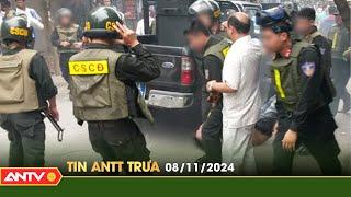 Tin tức an ninh trật tự nóng, thời sự Việt Nam mới nhất 24h trưa ngày 8/11 | ANTV