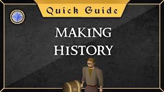 [Quick Guide] Making history