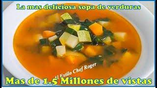 Try the simplest, VEGETABLE SOUP, how to make soup, lose weight by eating this soup