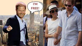 Prince Harry Tired of Meghan Markle's Tantrums & Escapes Her "Double Clutch" Grip With Trip To NYC!