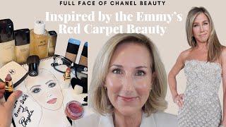 FULL FACE OF CHANEL BEAUTY | INSPIRED BY THE EMMY"S RED CARPET BEAUTY