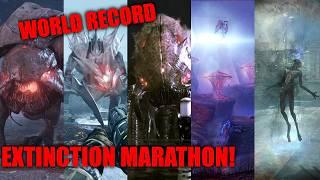 NEW EXTINCTION WORLD RECORD!!! FIVE Maps in 3 hours