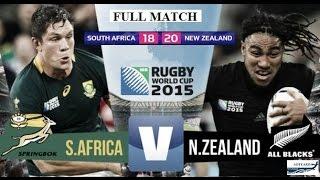 Rugby World Cup 2015 'Full Match' - Semi Final  All Blacks vs South Africa