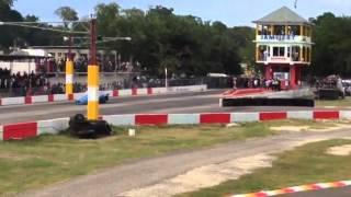 Rosado Racing Toyota Celica brushing the wall @ Jamwest Dec 8, 2013