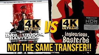 MAJOR IMPROVMENTS! Inglourious Basterds Universal 4K UHD VS. Arrow Video 4K UHD COMPARISON