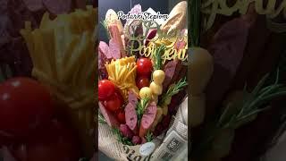 Съедобный букет «Мужской». Дарите близким тепло #вкусныйподарок #подарокдлямужчины #съедобныйбукет