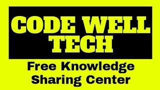 Learn programming for free at CodewellTech YouTube channel | Our new Promo |Many skills at one place