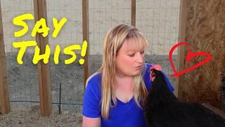 This MAGIC word makes your chickens INSTANTLY happy!