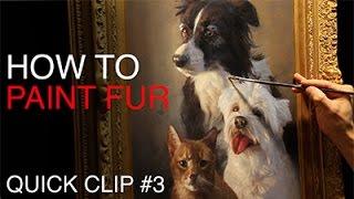 Painting PET PORTRAITS / How To Paint Fur!