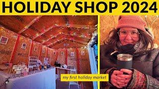 my first holiday market ever