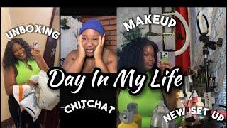 I Quit my job| unboxing| hair and make up| chitchat VLOG️