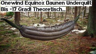 Onewind Equinox Daunen Underquilt | Vorstellung