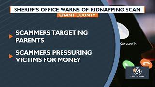 Grant County warns of kidnapping scam