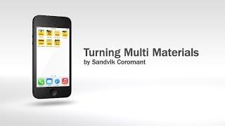 Sandvik Coromant Turning multi-materials app