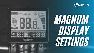 Magnum Display Settings | How To