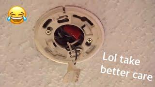 Inside Edition Super Bowl Hotel Smoke Alarm Fail Compilation