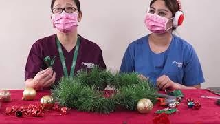 Decorating Christmas Wreaths with THKD!