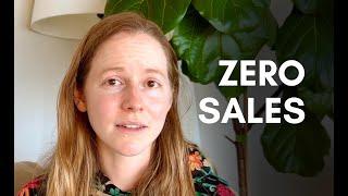 I didn't sell any paintings | Dealing with failure as a full-time artist