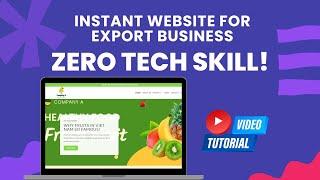 How to Create Website for Export Business (Even If You Have ZERO Tech Skills!)