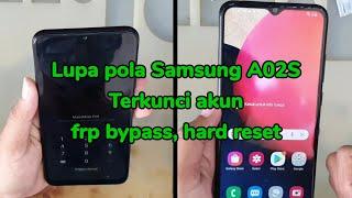 Hard reset SAMSUNG A02S & BYPASS FRP Lupa sandi/terkunci akun/frp bypass