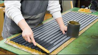 The Process of Making a Leather Belt-Japanese Leather Belt Workshop