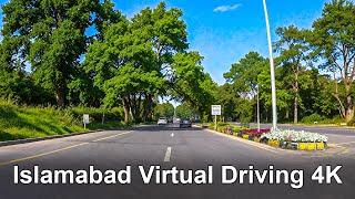 Islamabad Pakistan 4k virtual Drive Tour - 7th avenue - Pir sohawa Road - Margalla road