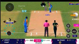 M :starc vs Rohit :Sharma game changer 5   with real scorecard #cricket #viralvideo