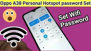 Oppo A38 set hotspot wifi password