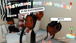 PREPARING FOR OUR LAS VEGAS TRIP! PT.2 ON “@NicholeRobinson123  CHANNEL! | ROBLOX BLOXBURG ROLEPLAY