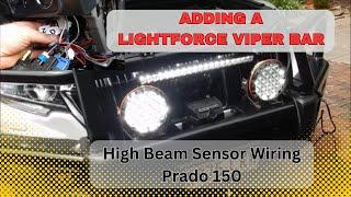 Adding a Lightforce Viper LED lightbar & joining to existing Stedi high beam sensor wiring