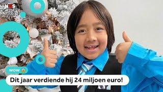 Ryan (9) is de best verdienende YouTuber ter wereld