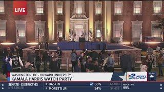 Kamala Harris election watch party at Howard University winds down for the night